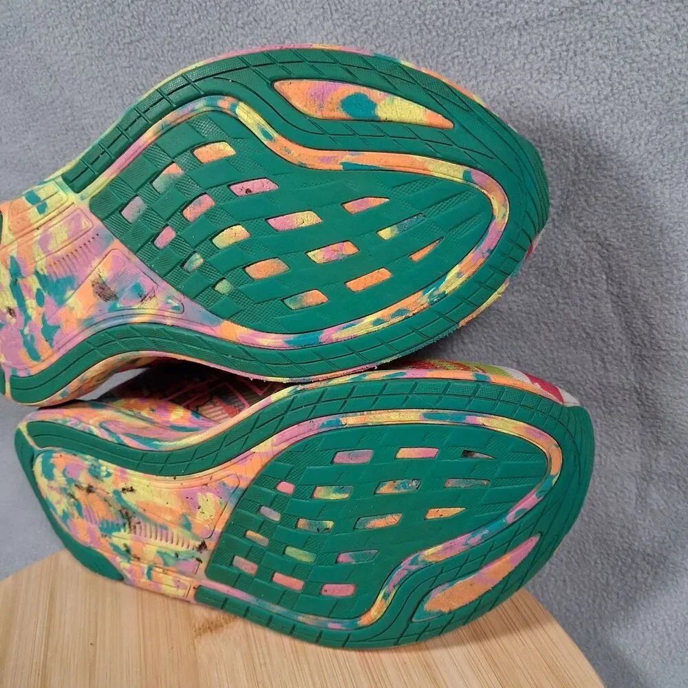 Asics Noosa Tri 13 Women's Size 8.5 Yellow Yuzu Pink Running Shoes 1012B010